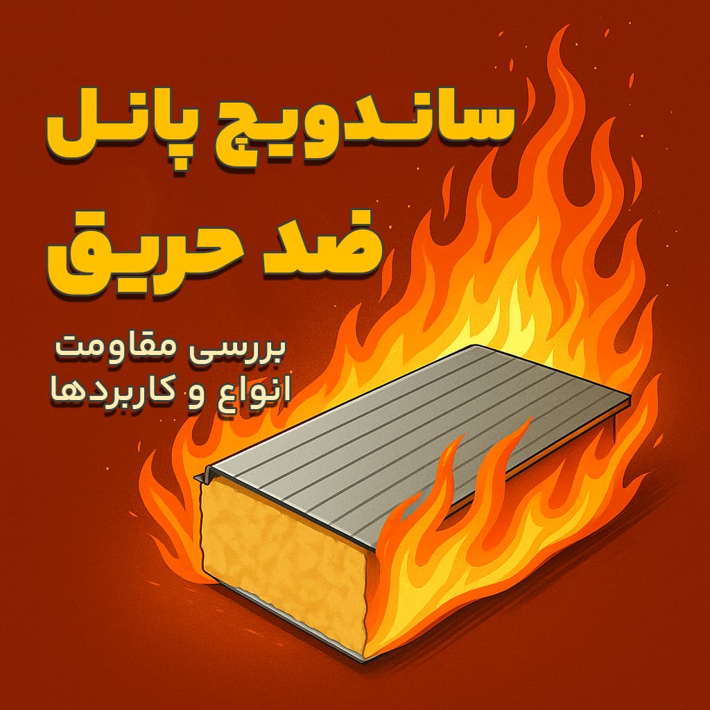 ساندویچ پانل ضد حریق در برابر شعله – بررسی کاربردها و مقاومت حرارتی.jpg