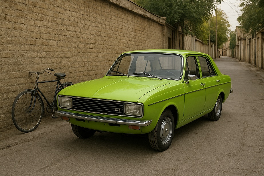 لطفاً تصور کنین این عکسِ همون پیکان دولوکسِ چراغ بنزیِ ۵۹ه.