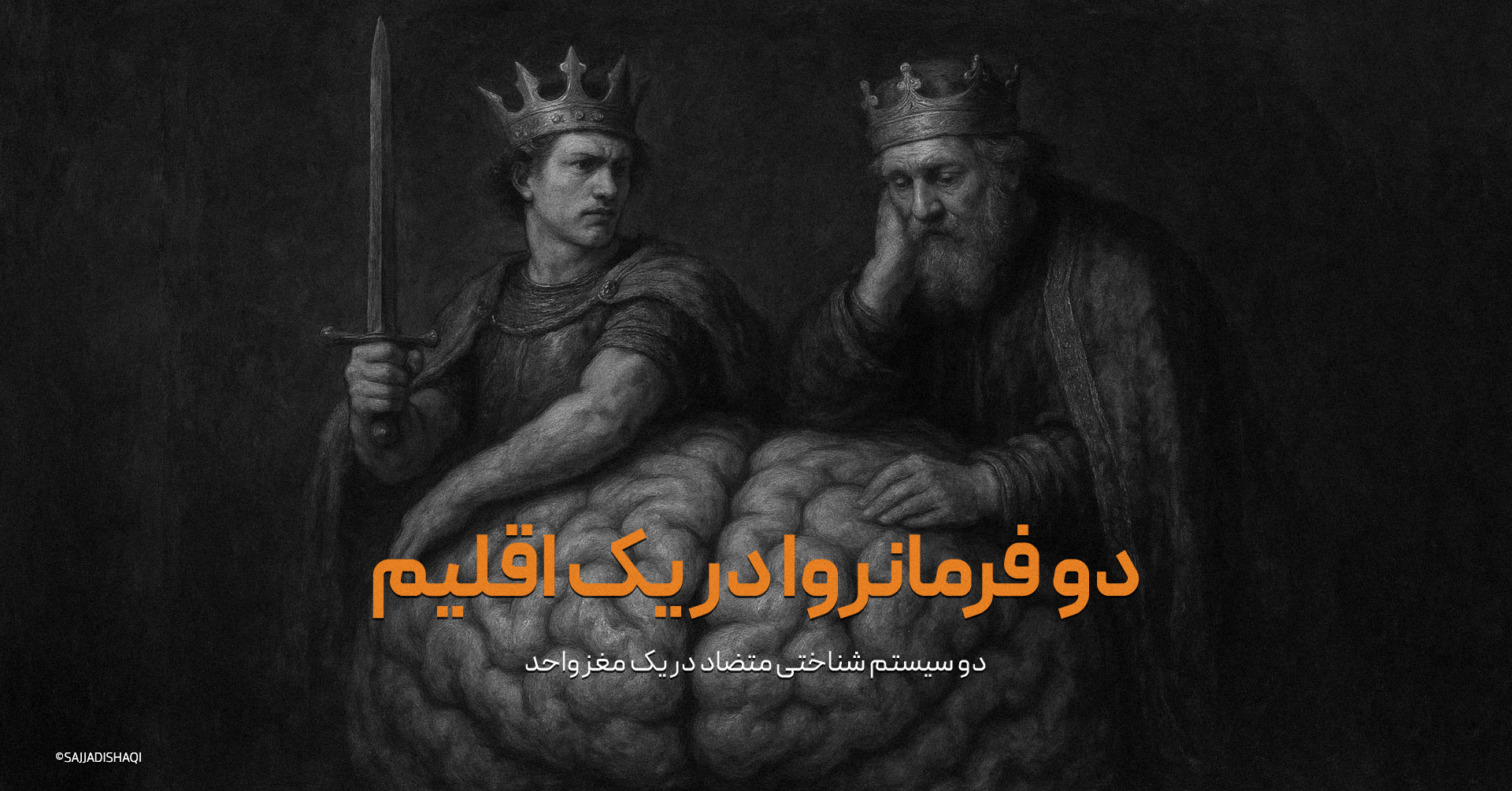 دو فرمانروا در یک اقلیم؛ دو سیستم شناختی متضاد در یک مغز واحد