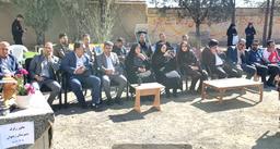 مانور زلزله و تمرین ایمنی توسط دانش‌آموزان و ادارات شهرستان بافت در دبیرستان رضوان