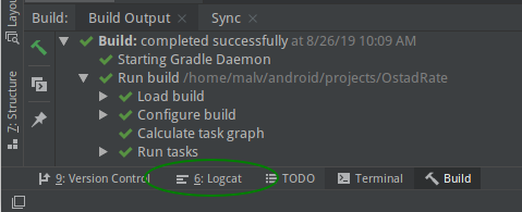 Where is Logcat in Android studio?