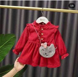 پیراهن دخترانه بچگانه در زمستان