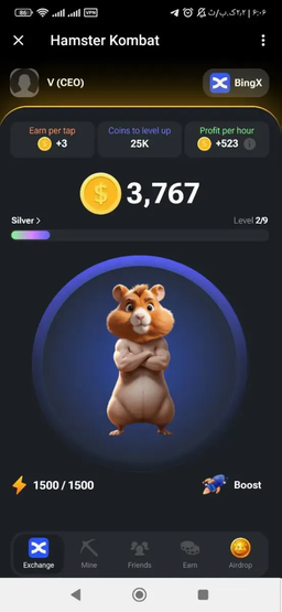 لینک ورود به همستر کامبت (Hamster Kombat) جایگزین و مشابه نات کوین و تپ سواپ