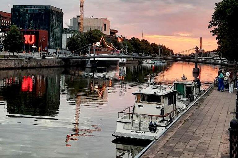 رودخانه آئورا در شهر تورکو فنلاند