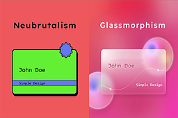 2025 UI Trends: Brutalist Design vs. Glassmorphism