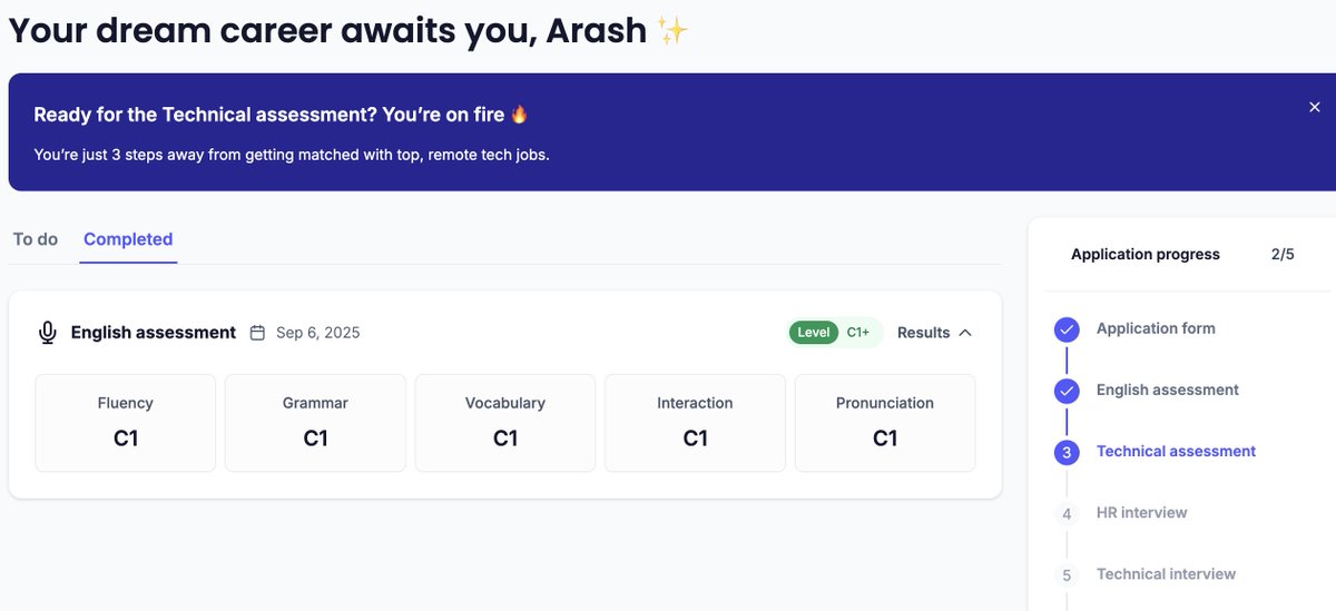 Proxify - English Assessment