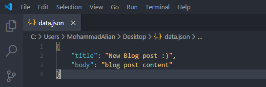 اطلاعات فایل data.json