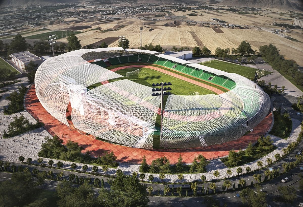 ورزشگاه لُر آرنا، خرم‌آباد (ان‌شاءالله سال آینده بهره‌برداری می‌شه) 