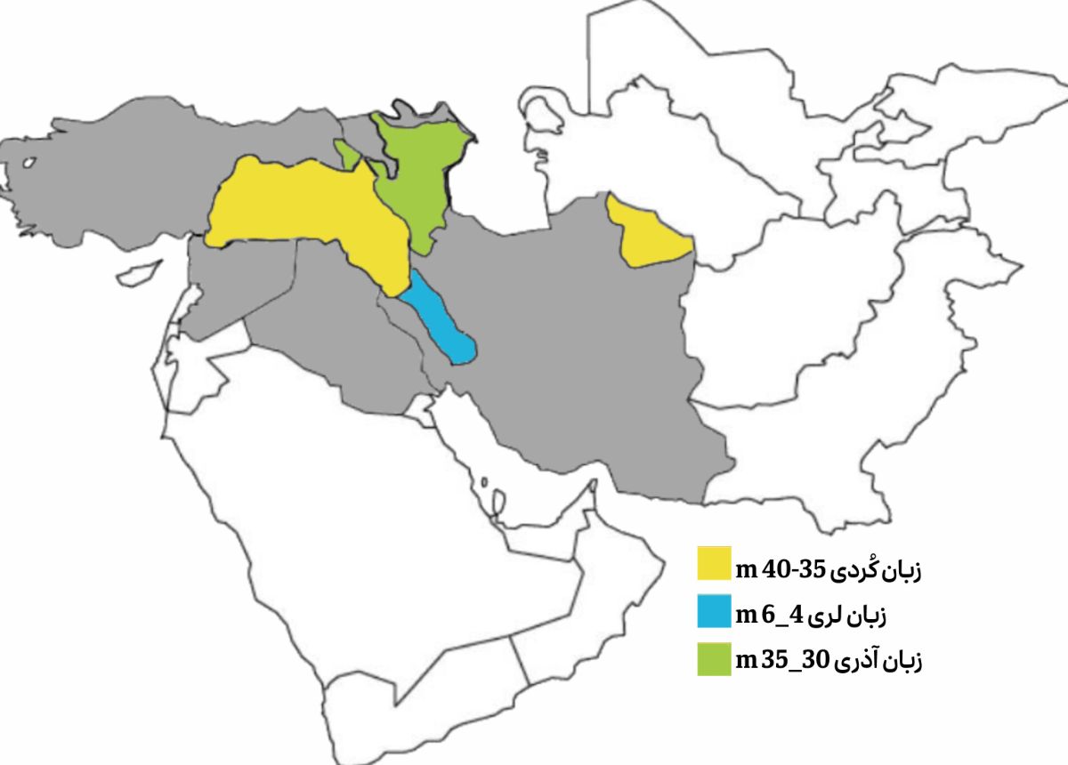 جمعیت اقوام ایران و زبان های ایران