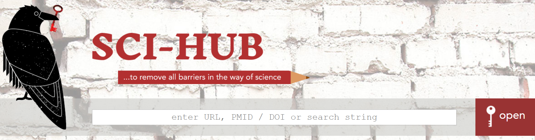 صفحه اول سایت Sci-Hub ، بهترین سایت برای پیدا کردن مقالات علمی