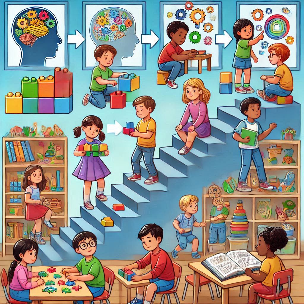 نظریه مرحلهای پیاژه، طراحی شده توسط هوش مصنوعی