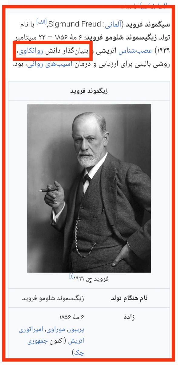 موسس علم روانکاوی