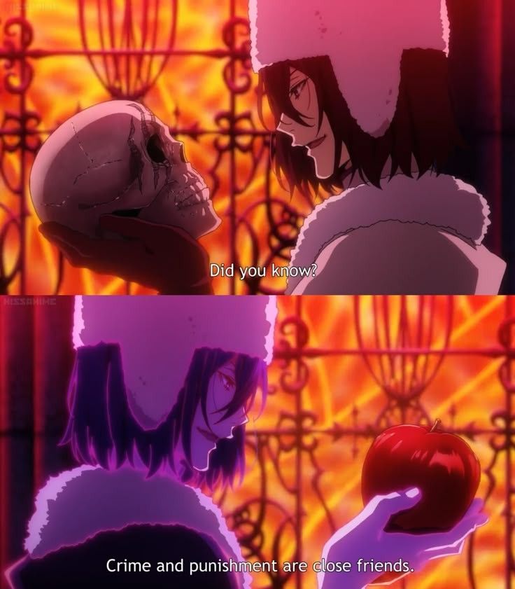 موهبت فیودور، جنایت و مکافات