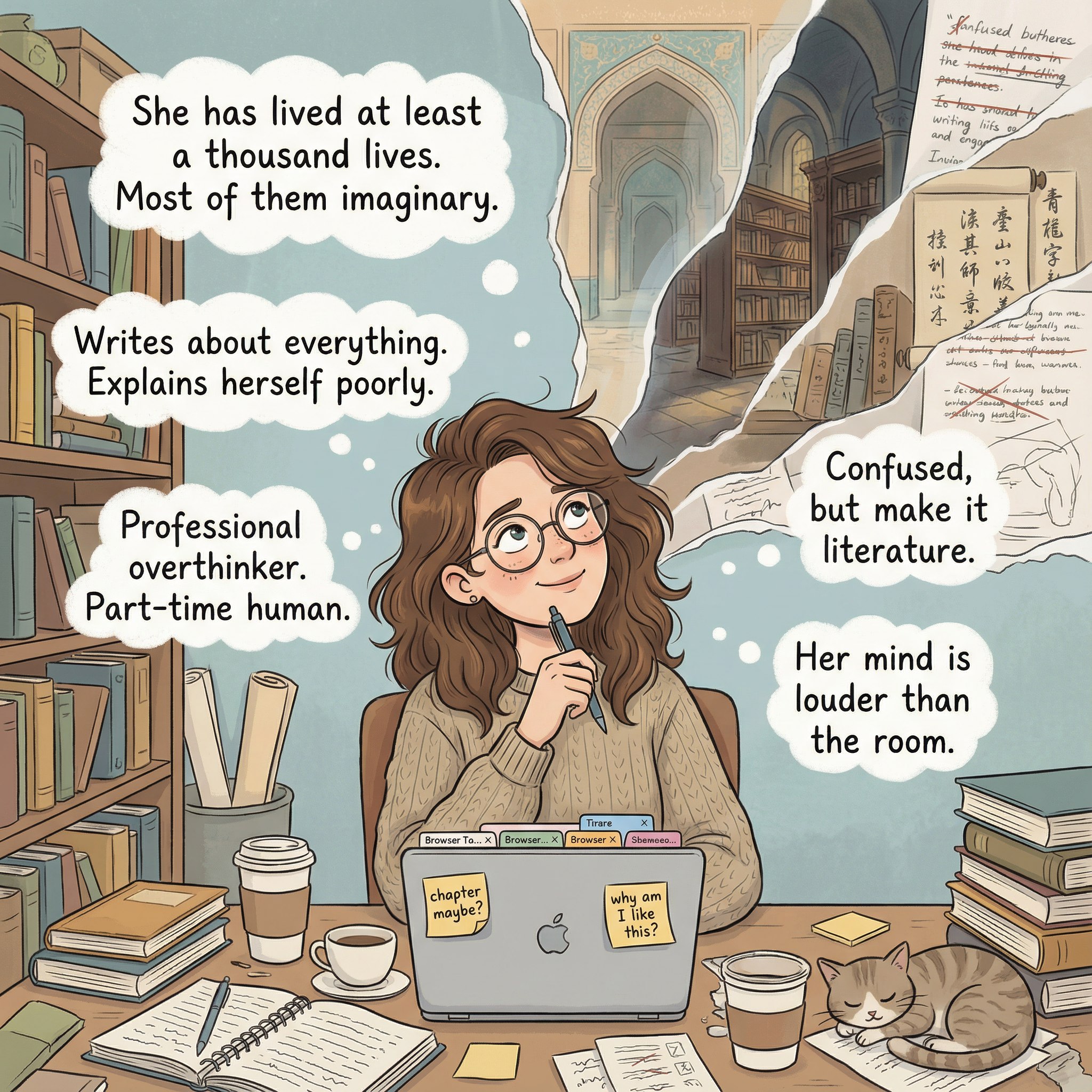 خانوم نویسنده.