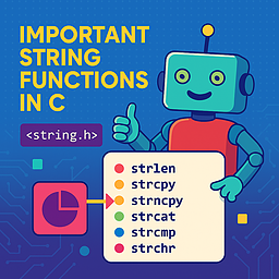 مهم‌ترین توابع <string.h> در زبان C