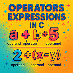 بررسی عملگرها (Operators) و عبارات (Expressions) در C