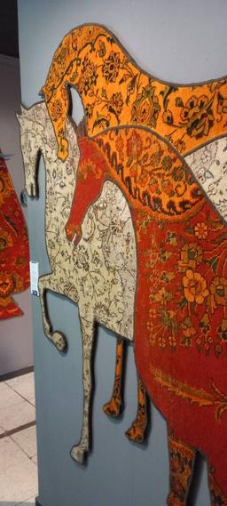 نمایشگاه تکه دوزی فرش های دستباف