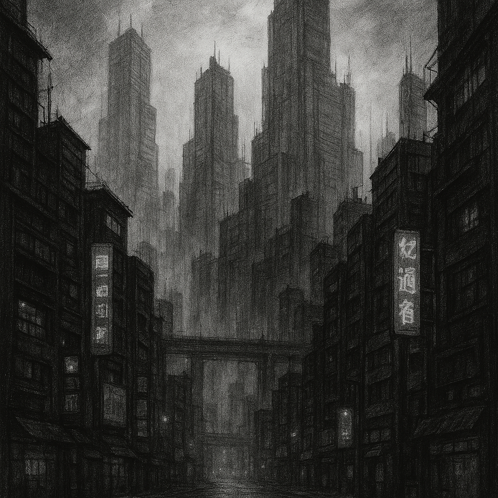 تلاش من برای به تصویر کشیدن شهر کتاب با هوش مصنوعی . نمیدونم چرا تا اخر زور زد نوشته ها رو ژاپنی بنویسه؟