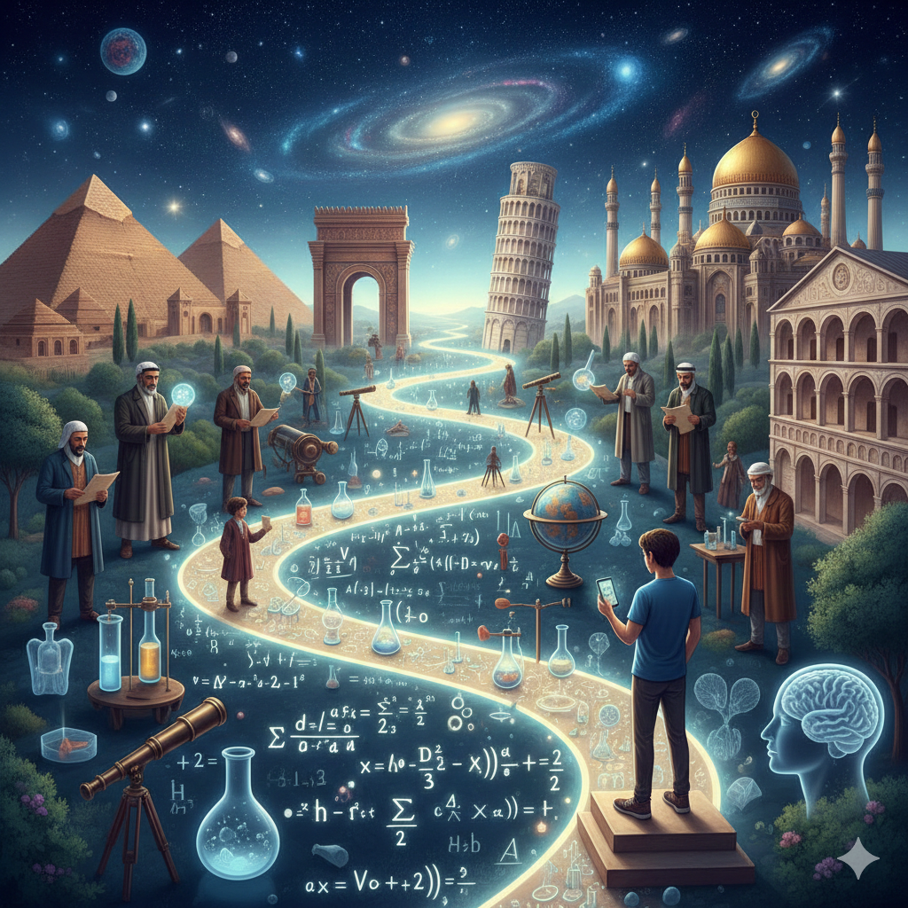 جورج سارتن، در کتاب سترگ خود «تاریخ علم»، سیلی محکمی به صورت این غرور مدرن میزند