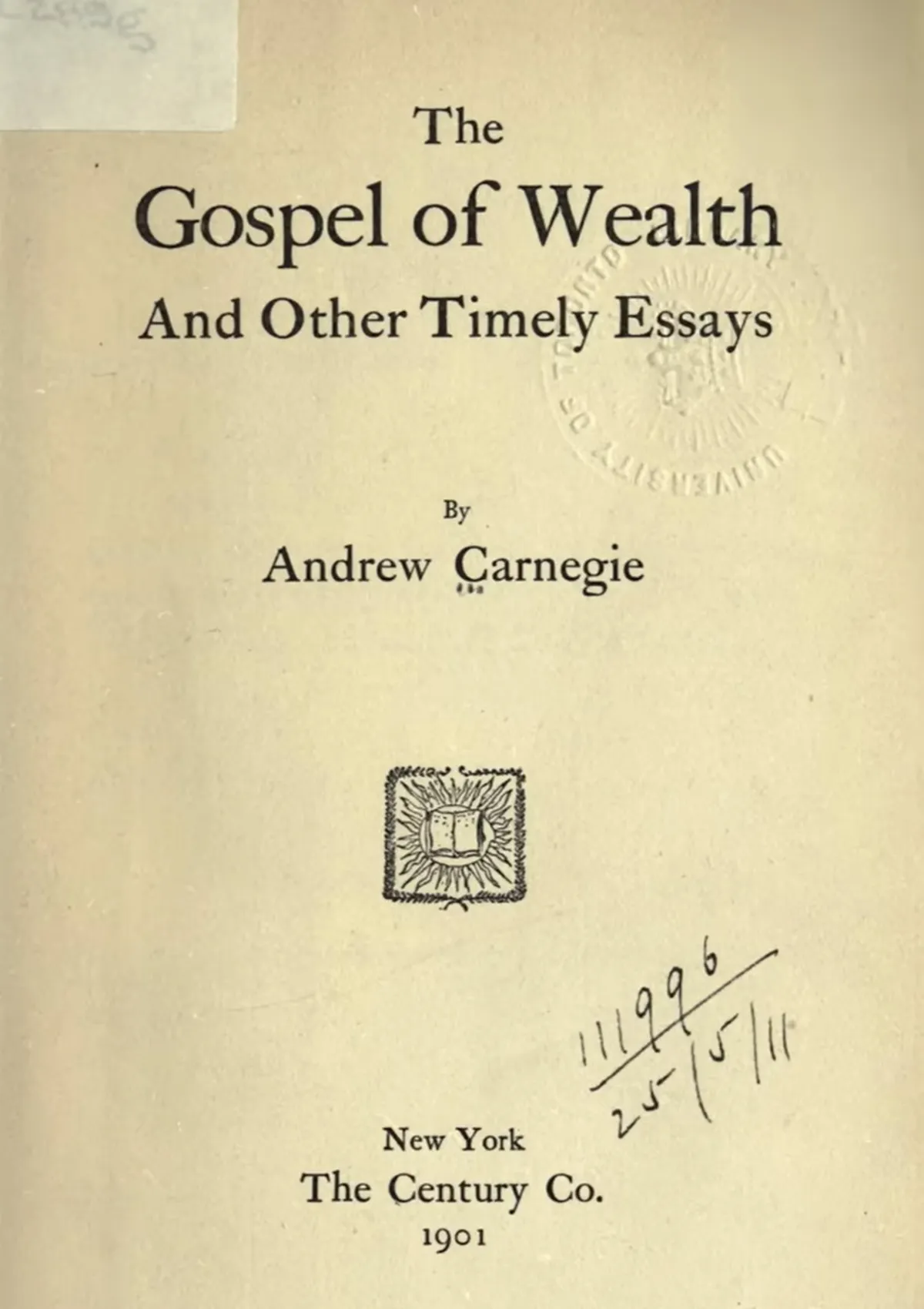 کتاب انجیل ثروت اندرو کارنگی