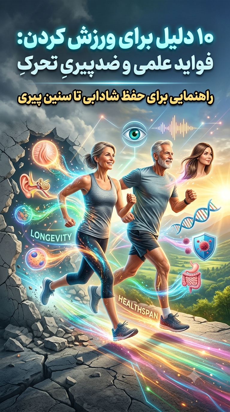 فواید علمی و ضدپیریِ تحرک و فعالیت بدنی