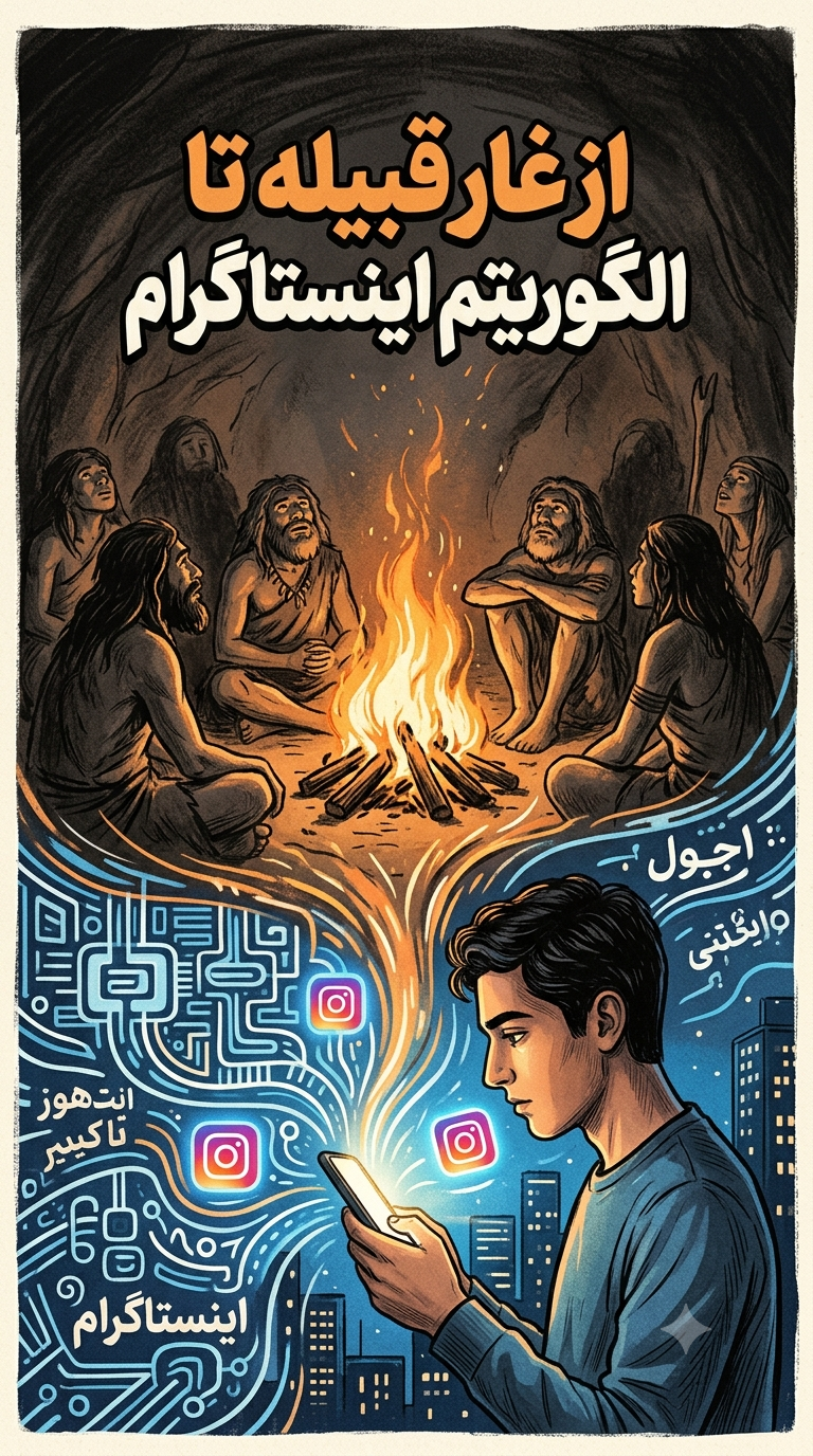 از غار قبیله تا الگوریتم اینستاگرام: چرا ذهن ما عاشق دنیاهای سیاه و سفید است؟