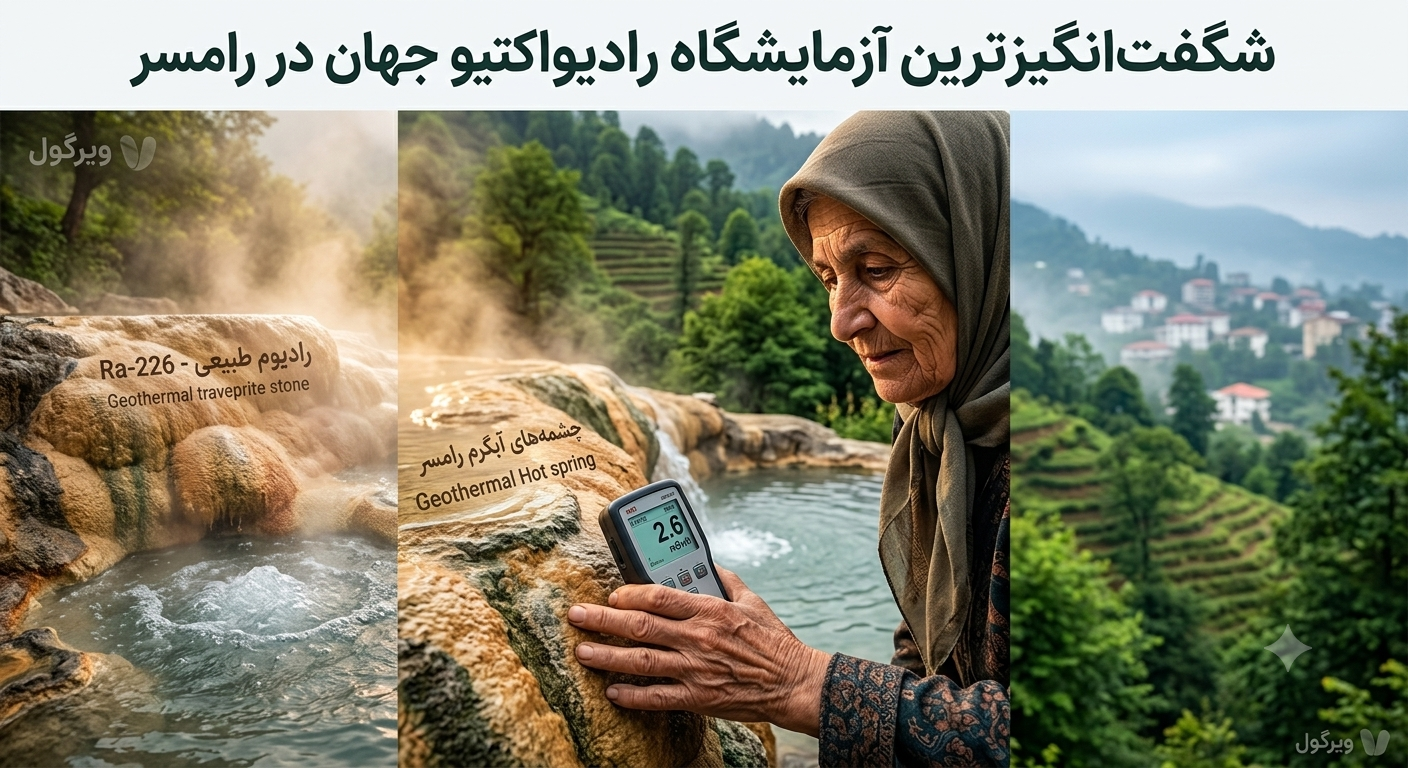 شگفت‌انگیزترین آزمایشگاه رادیواکتیو جهان در شمال ایران