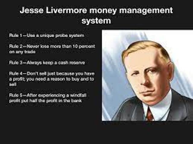 پنج قانون مدیریت سرمایه جسی لیورمور برای معامله گران
