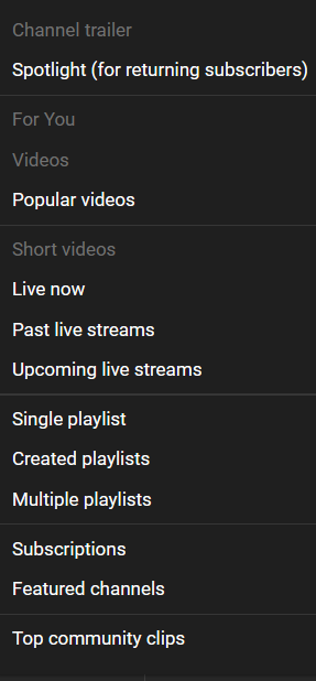 گزینه add section+