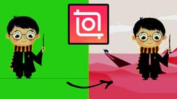 حذف پس‌زمینه عکس در اینشات