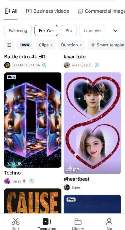 فعال شدن تمپلت در کپ کات