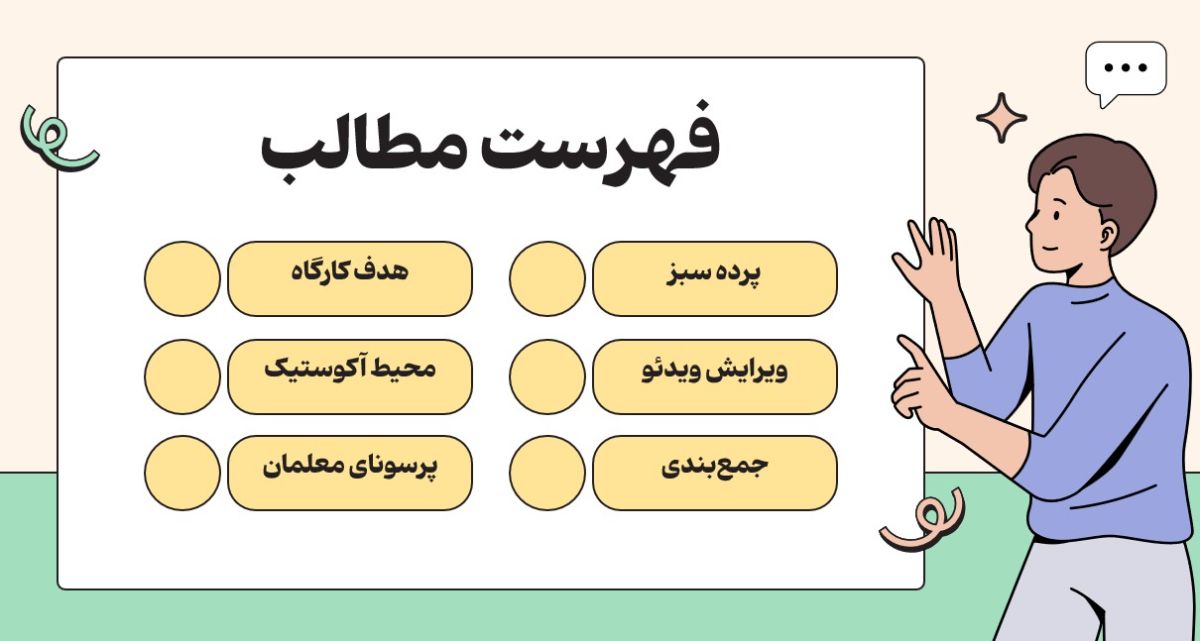 فهرست مطالب کارگاه اینشات