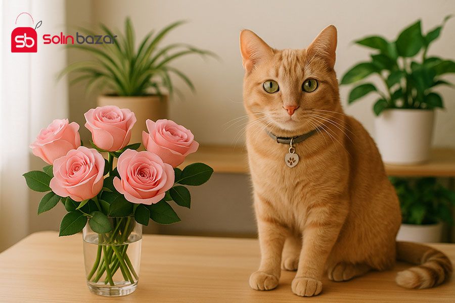 گل رز برای گربه ضرر دارد؟