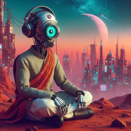 نمونه ای از تصویر ساخته شده توسط Copilot