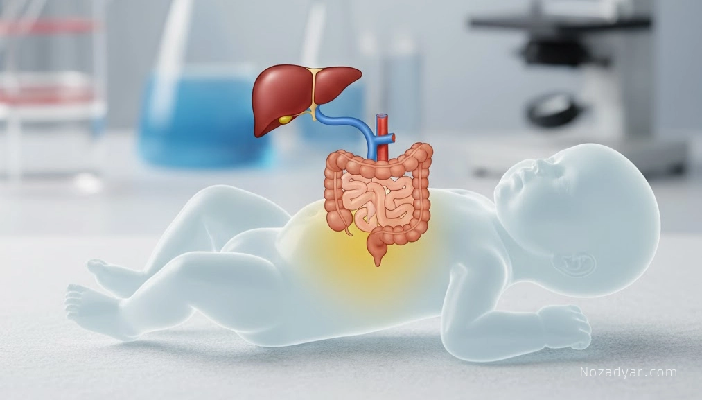 علت زردی نوزاد: نارس بودن کبد و ناتوانی در دفع بیلی روبین
