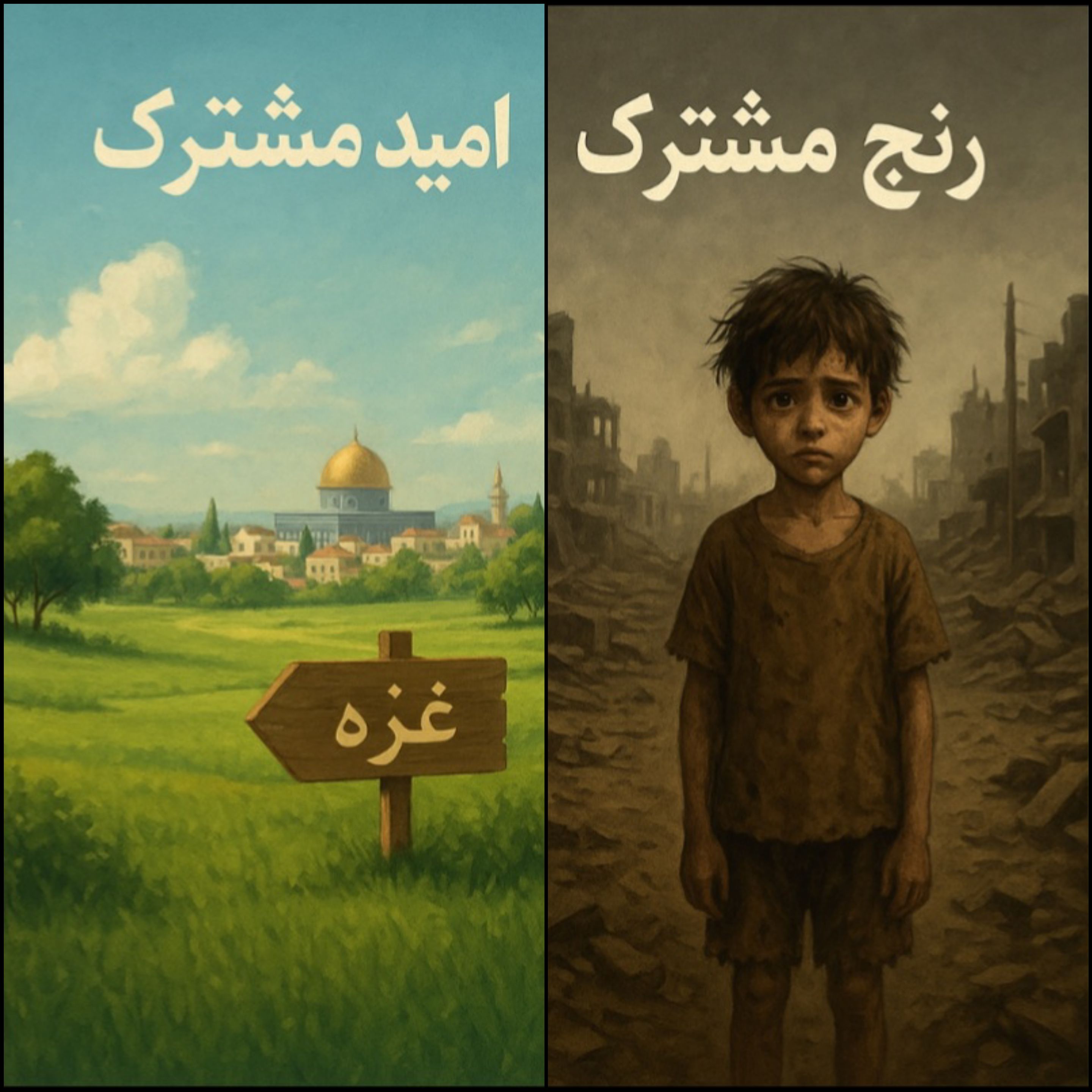 کمپین رنج مشترک امید مشترک 🇵🇸