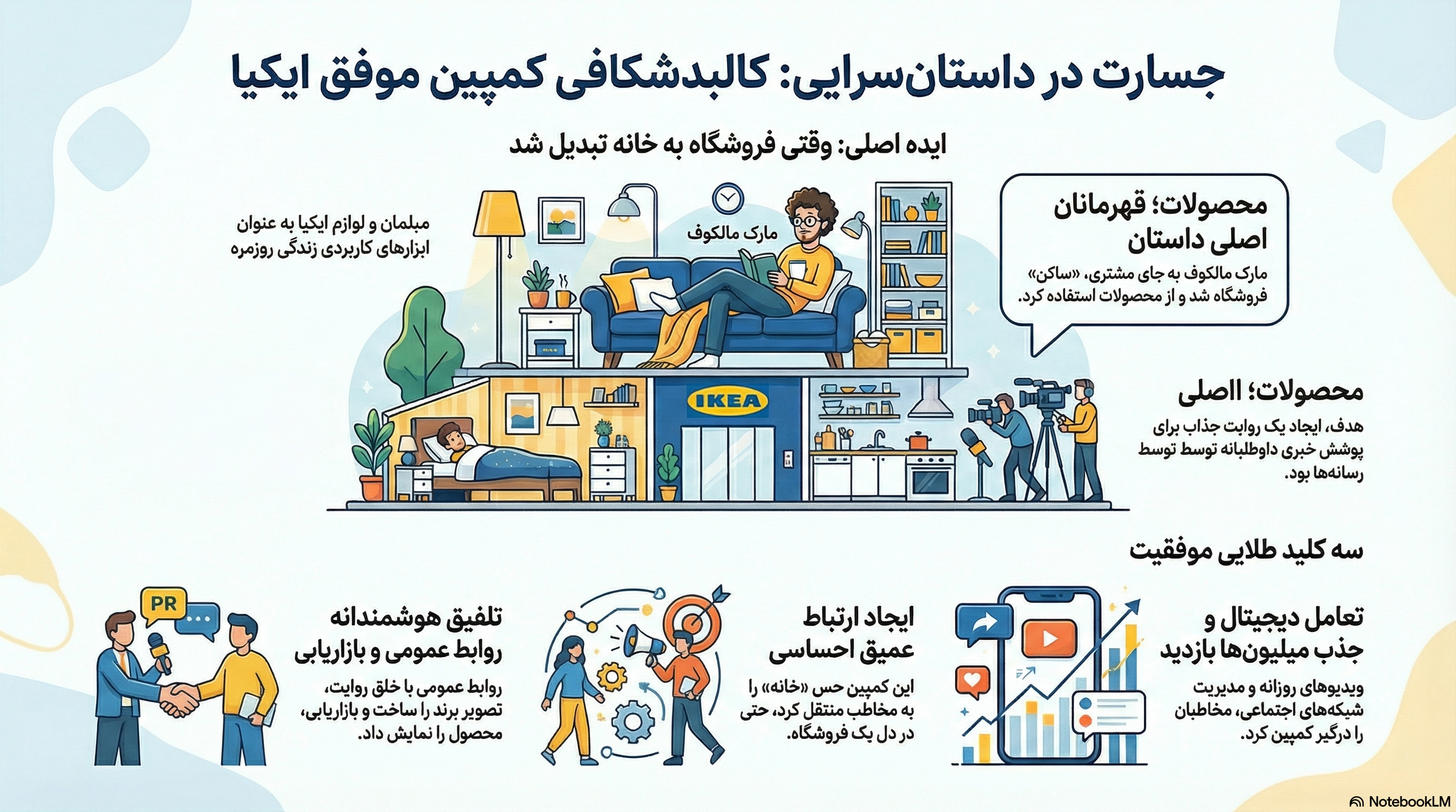 ایکیا از زمان تاسیس همراه یک برند خلاق و نوآور بوده که شایسته مطالعه است.