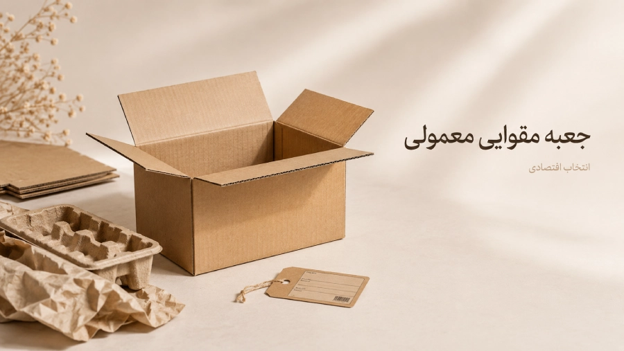 جعبه مقوایی معمولی
