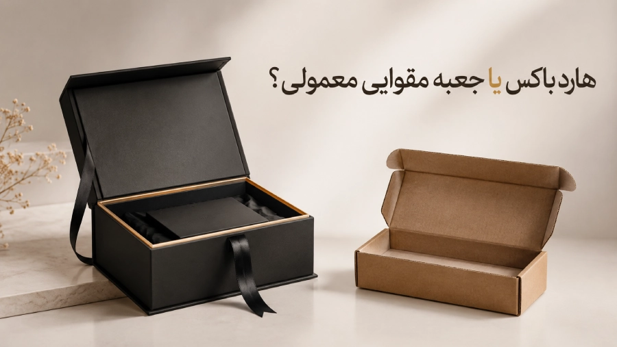 هارد باکس یا جعبه مقوایی معمولی