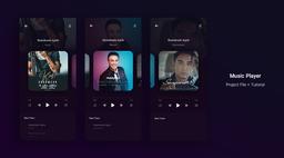 آموزش طراحی رابط کاربری موزیک پلیر با InVision Studio