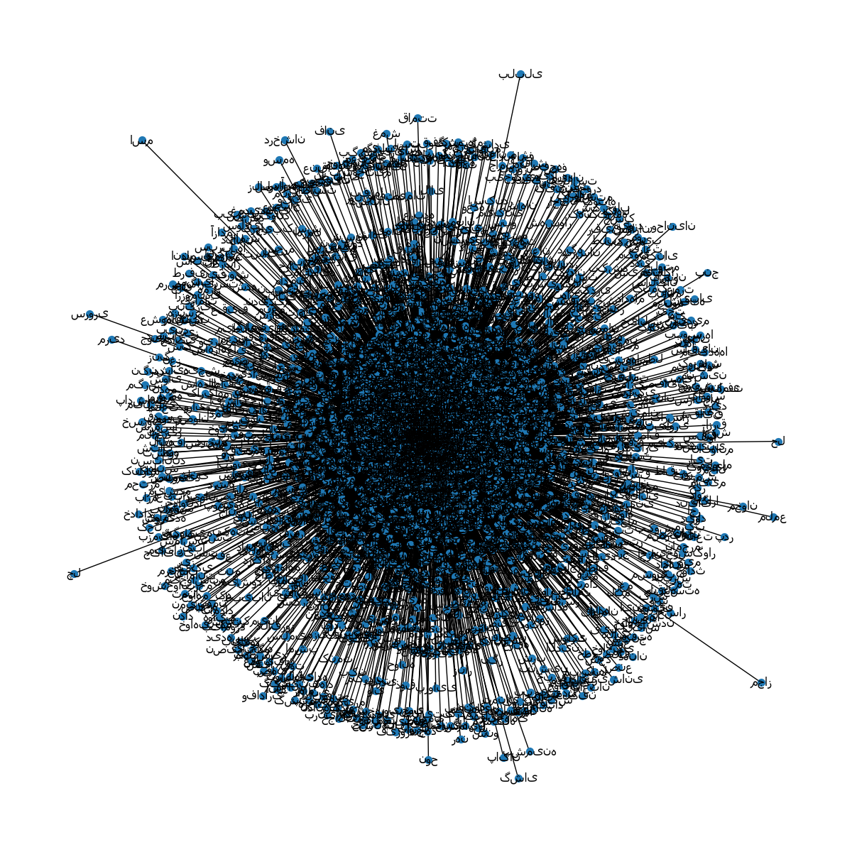 ساختار شبکه غزلیات حافظ