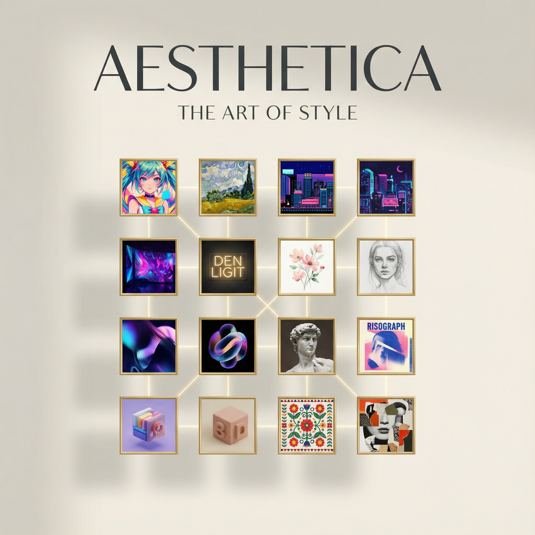 جامع‌ترین لیست استایل‌ها و ژانرهای تصویرسازی با هوش مصنوعی (بخش اول)