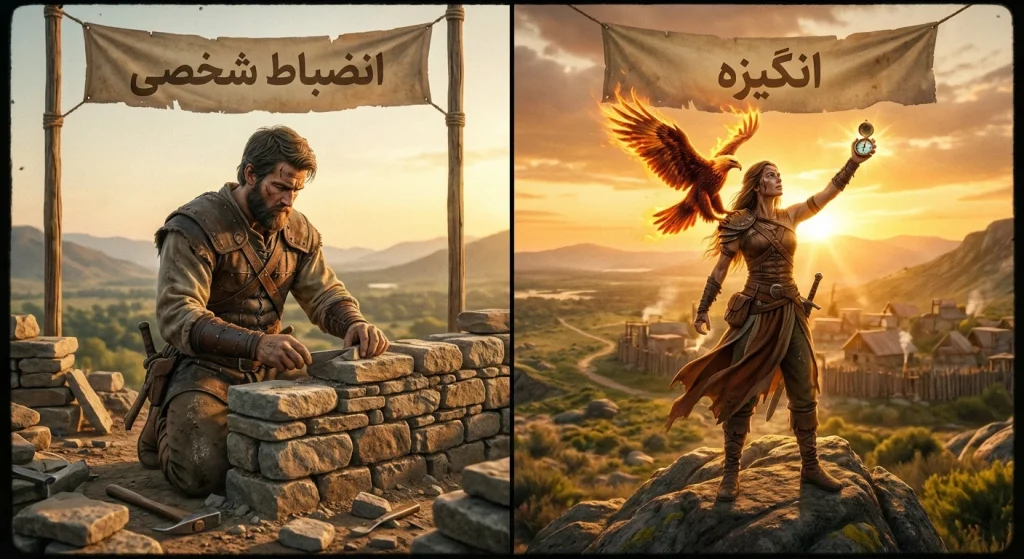 تفکیک «انگیزه» از «انضباط شخصی»