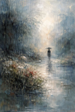 شعر خیس و پژمرده و بی روح