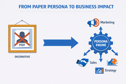 از پرسونای تزئینی تا موتور تصمیم‌سازی: چگونه پرسونا را در تمام بخش‌های سازمان زنده کنید؟