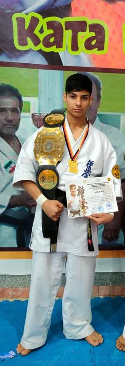 سعید کوکبی قهرمان کیوکوشین کاراته خراسان رضوی