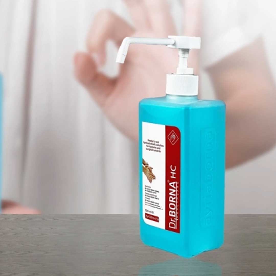 محلول اسکراب جراحی دست دکتر برنا اچ سی