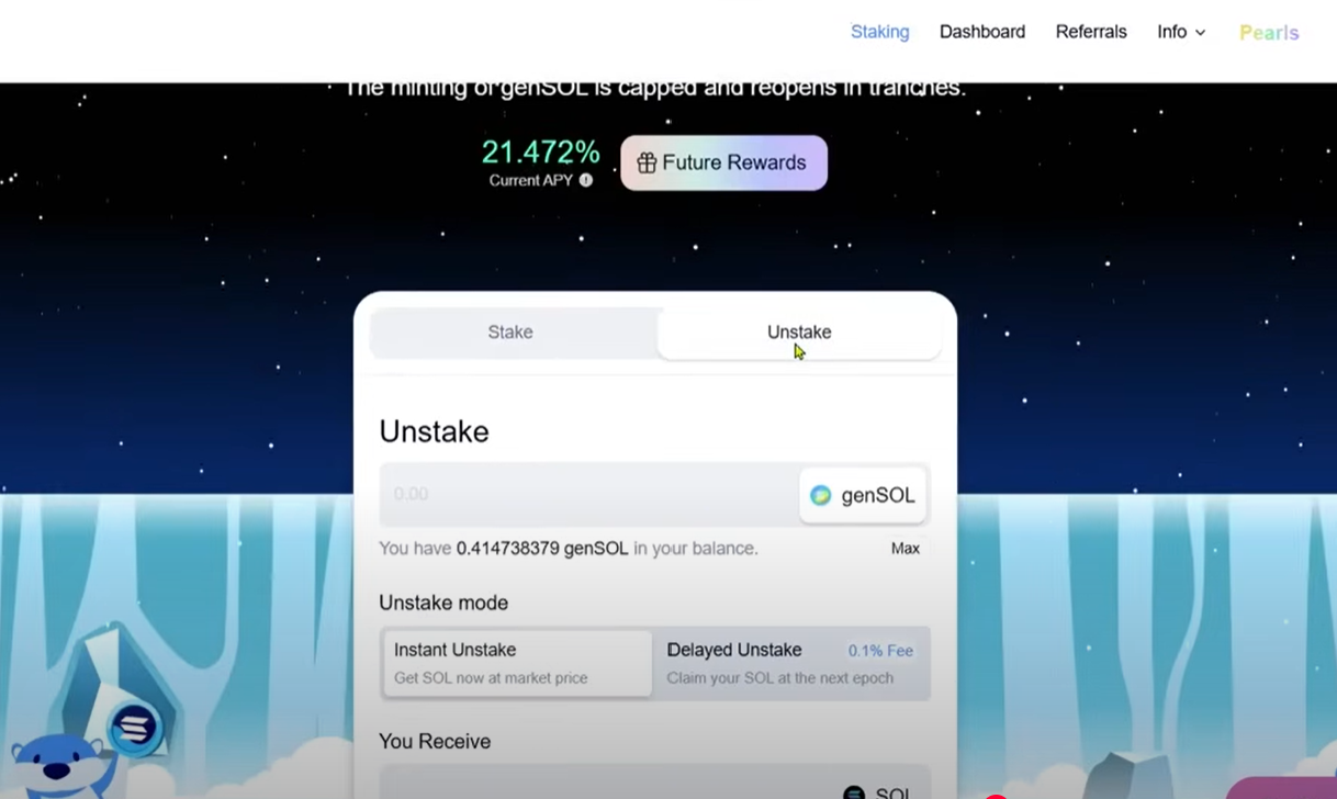 امکان آن استیک (unstake) فوری در پلتفرم توبی فراهم است