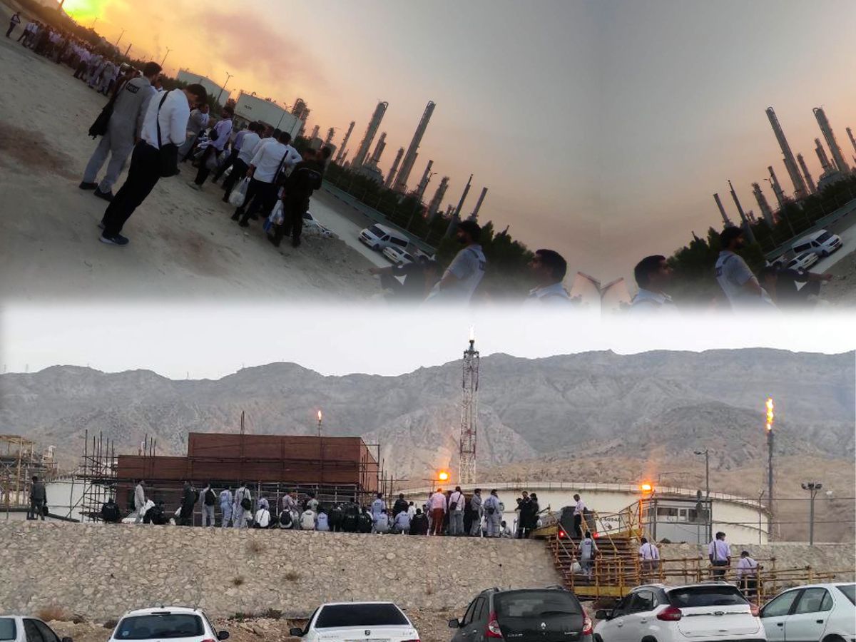 اعتراض کارگران پروژه پالایش پارسیان سپهر