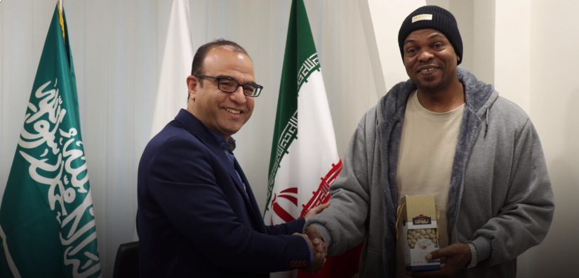 امین خلیلی و نماینده عربستان 